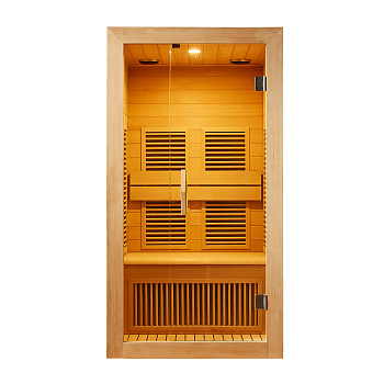 Инфракрасная сауна Mexda WS-1606SR красный кедр 1500*1000*1900